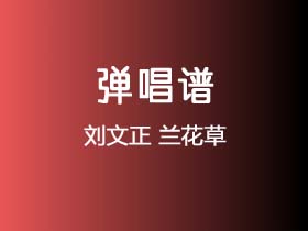 刘文正《兰花草》吉他谱C调吉他弹唱谱