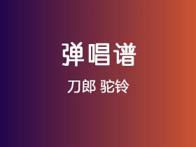 刀郎《驼铃》吉他谱G调吉他弹唱谱