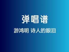 游鸿明《诗人的眼泪》吉他谱G调吉他弹唱谱