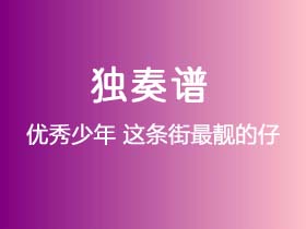 优秀少年《这条街最靓的仔》吉他谱C调吉他弹唱谱