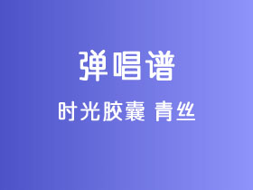 时光胶囊《青丝》吉他谱C调吉他弹唱谱