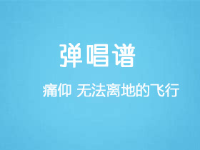 痛仰乐队《无法离地的飞行》吉他谱G调吉他弹唱谱