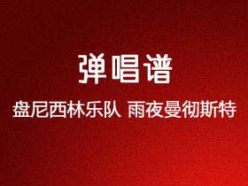 盘尼西林乐队《雨夜曼彻斯特》吉他谱C调吉他弹唱谱